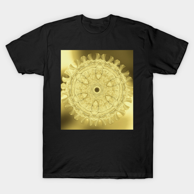 Elegant gold mandala by hereswendy